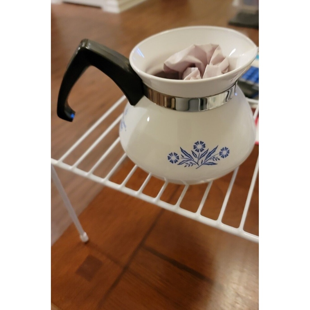 Corning Ware Blue Cornflower 3 Cup Teapot With No Lid